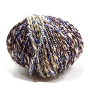 FILATURA DI CROSA TEMPO #82 Yarn Blue Brown Multi